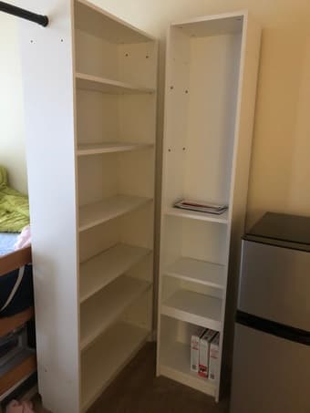 Free Bookshelves set organizing cases room separator 2