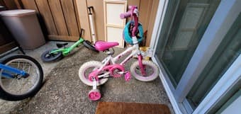 Giant Animator + Huffy Seastar + Stryder Learning + Pump ASAP 3