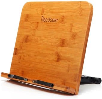 Readaeer bamboo reading rest, unused/like new 1