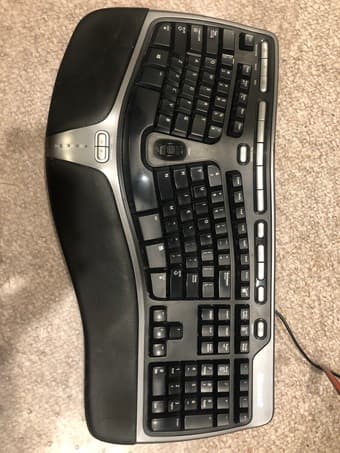 Ergonomic Microsoft keyboard 1