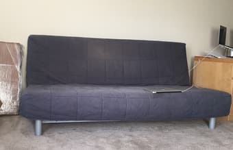 California King size bed and large sofa 2