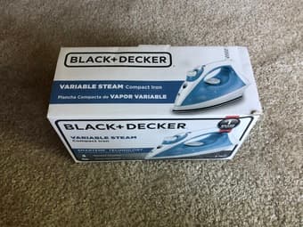 Black & Decker IRON + BOARD SET - Like NEW! - SPACE SAVER 1