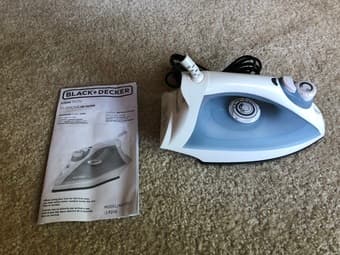 Black & Decker IRON + BOARD SET - Like NEW! - SPACE SAVER 2