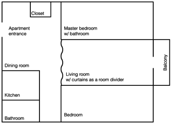 Palo Alto living room w/ private balcony - 12 min bike ride to campus 3