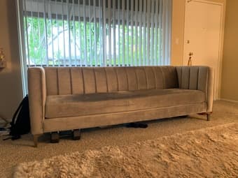 Z Gallerie $1200 couch for $400 1