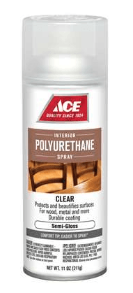 ACE interior polyurethane  Spray Clear 1