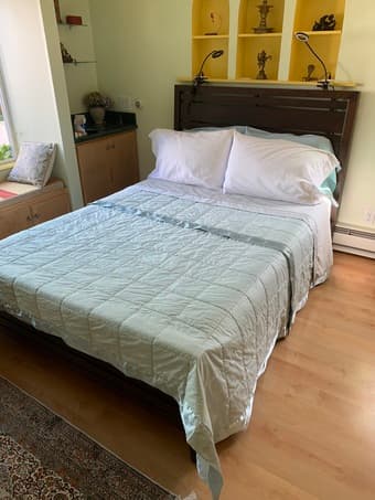 Full Size Bed Frame / Mattress (Crate and Barrel) - $300 1