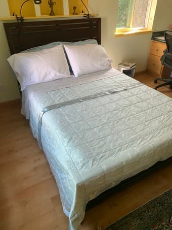 Full Size Bed Frame / Mattress (Crate and Barrel) - $300 2