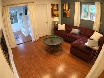 Fully furnished studio and bonus office/sunroom - all utilities 1