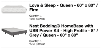 Non-toxic NestBedding mattress+USB frame (used <1 year, queen size) 2