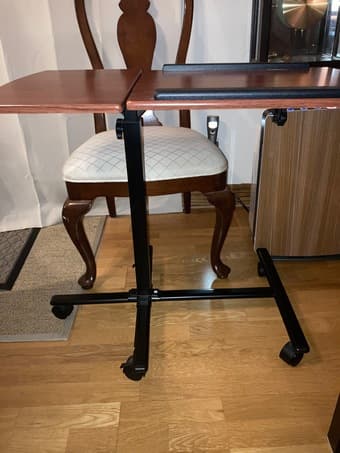 Laptop stand and desk $35 3