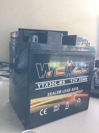 Weize YTX30L-BS Battery 2