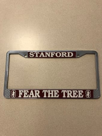 Stanford "Fear The Tree" License Frame 1
