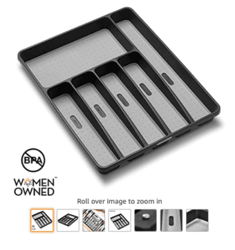 4-tier storage + silverware drawer organizer 2