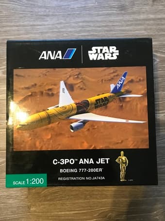 Limited Edition Star Wars C-3PO ANA Jet 1