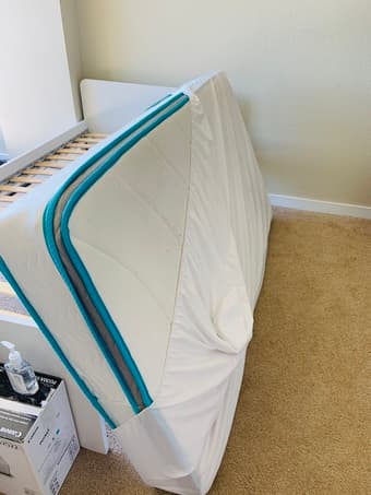 IKEA bed frame and mattress 1
