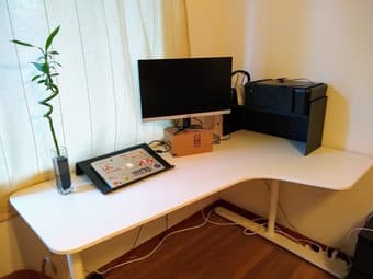 IKEA Corner desk-right (BEKANT) 1