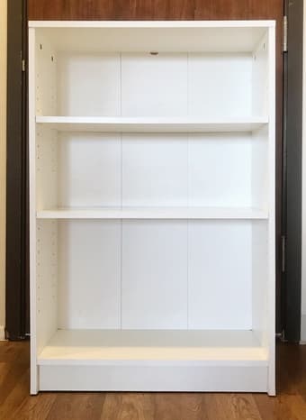 bookshelf, folding screen, rugs, crib 1