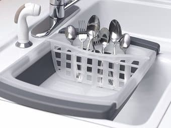 foldable dish drainer 可折叠碗筷沥水篮 3