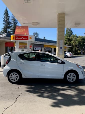 Toyota Prius C - Hybrid - White 1