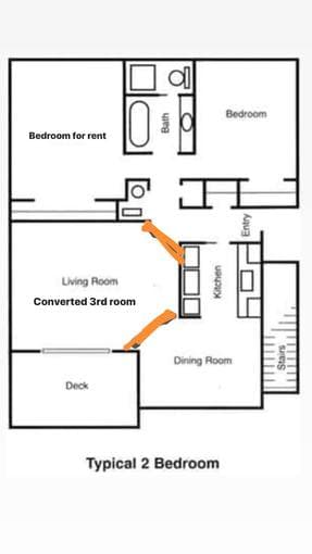 July-Oct sublease in Menlo Park 2b 1b apt (one woman room available) 1