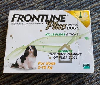 FRONTLINE Plus Flea & Tick Treatment for Small Dogs Upto 22 lbs 1