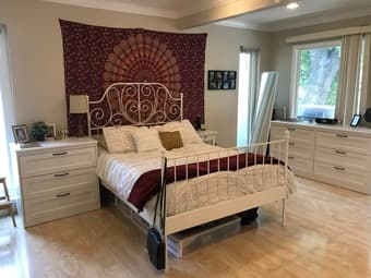 Ikea Bed, Mattress, and Topper (sheets + duvet) $100 OBO 1