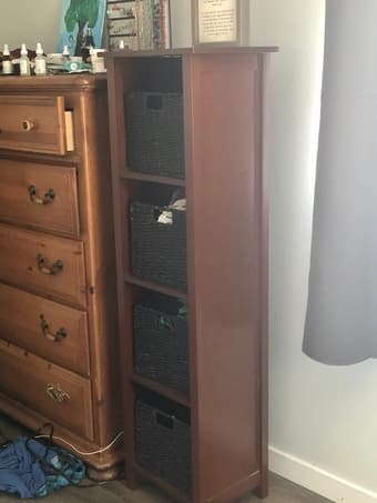 Beautiful tall bookcase/storage 2