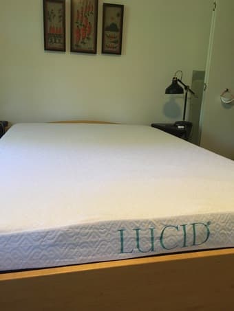 Lucid 5 inch gel memory foam mattress -- Full XL 1