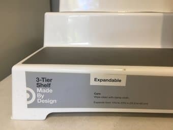 Expandable 3-Tier Spice Shelf from Target 3