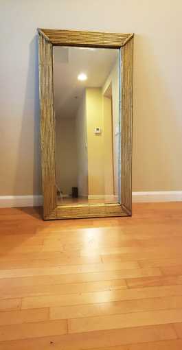 Large beautiful gold/brass mirror 1