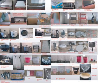 moving out sale - $1+ - sofa, desk, chairs, dresser, fans and more 1