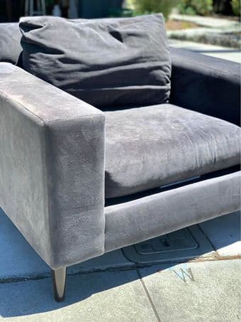 West Elm upholstered chair 1