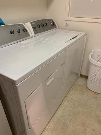 Whirlpool Washer & Dryer + dishwasher 1