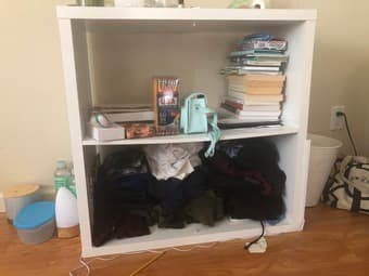 White bookshelf 1
