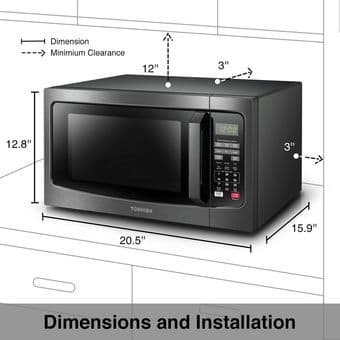 Practically New Microwave (Toshiba) 2