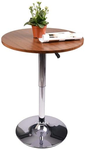 Only Today! Adjustable Height Rounded Bar Table -- from $60 to $30 3