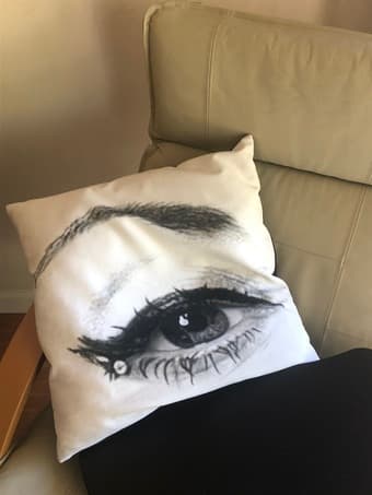 Cute pillow - eye 1