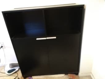 2 drawer, 3 shelf cabinet 1