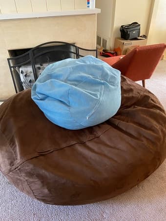 Giant bean bag sofa 1