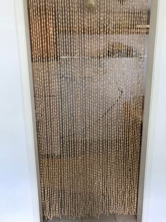 Wooden beaded door curtain 2