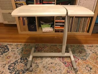 White laptop table 1