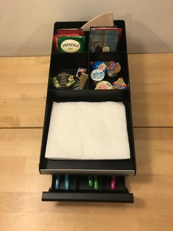 Coffee & Tea Items Tray 1