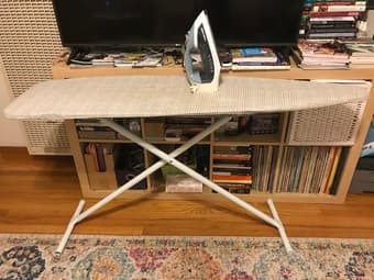 Black&Decker Iron and IKEA Ironing Board 1