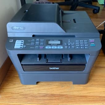Brother Printer MFC7860DW Wireless Monochrome Printer with Scanner, Co 1
