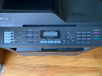 Brother Printer MFC7860DW Wireless Monochrome Printer with Scanner, Co 2