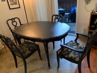 Dining Table + Chairs + Compact Desk 1