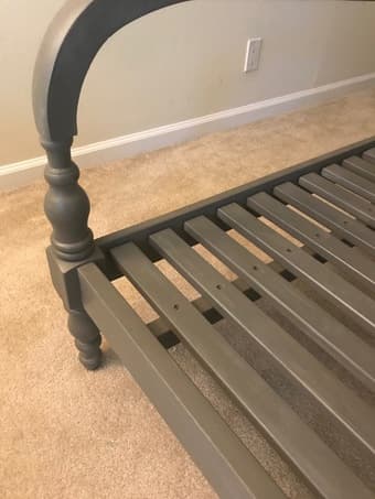 Gray Wood Indoor Daybed 2
