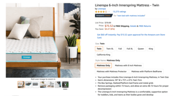 twin size bed frame & mattress 2