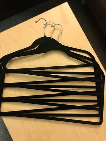 Selling: extension cords, hangers, bedsheet, memory foam & red purse 1
